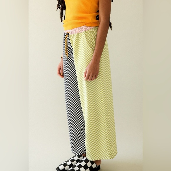 KkCo Two-Tone Mixed Checker Lounge Pants - Picture 4 of 10